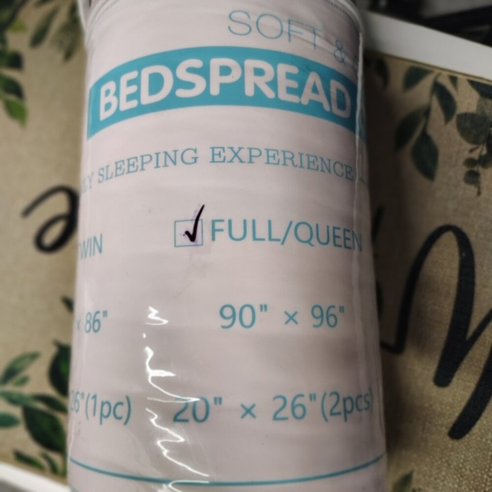 SunStyle Home Quilt Full|Queen Bedding | 3 Piece Set | Pink - Picture 3 of 4